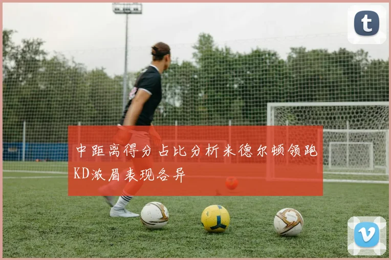 中距离得分占比分析米德尔顿领跑KD浓眉表现各异